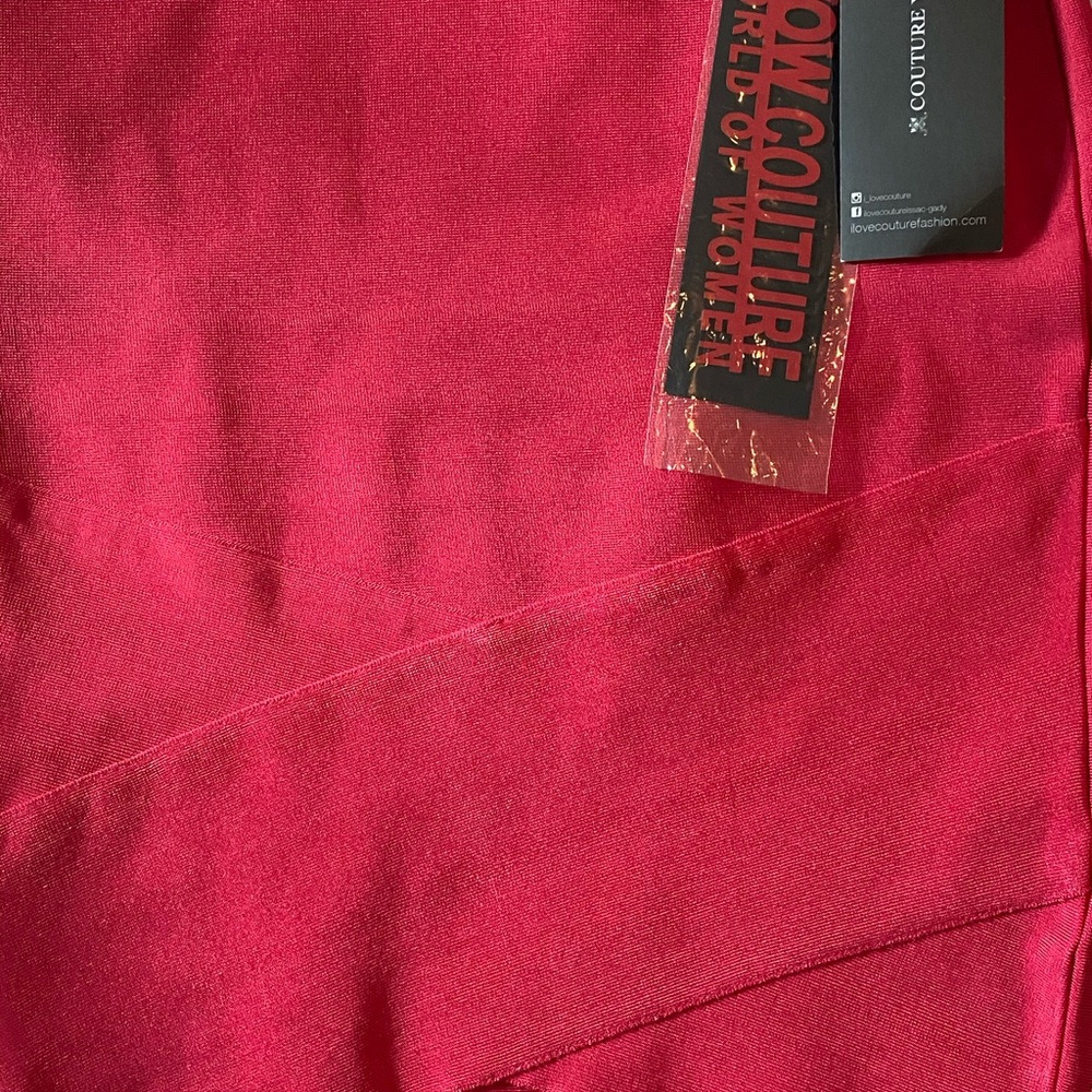Hot pink wow Couture bondage skirt